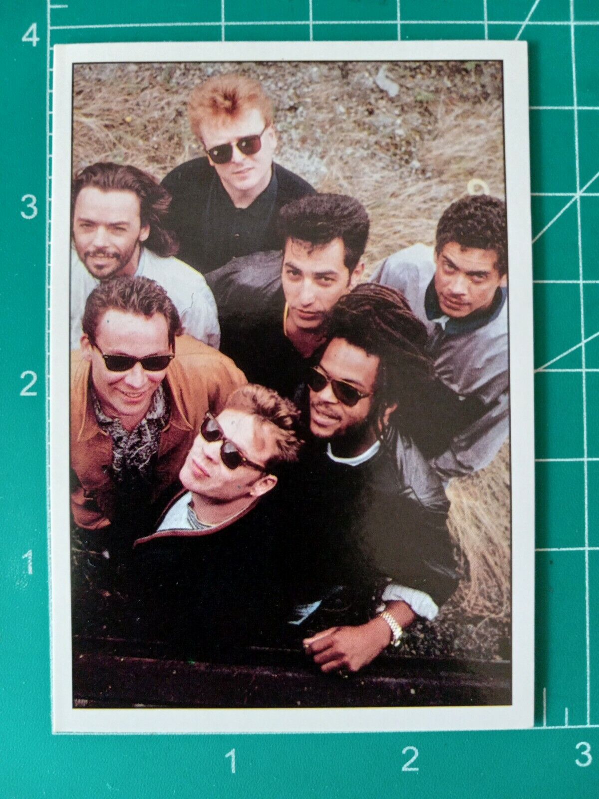 1989 Panini Smash Hits UB40 GROUP ROCK POP MUSIC Stars sticker CARD SET BREAK