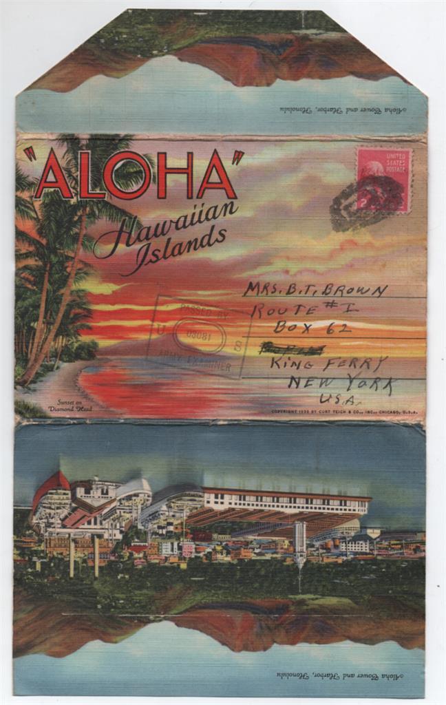 c1940 Souvenir  Folder,, Hawaiian Islands