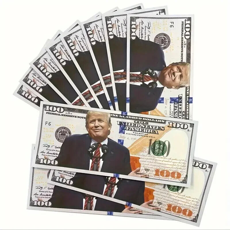 🔥 Pack of 200 Donald Trump 2024 POTUS Election Presidential MAGA Bucks $100 bux