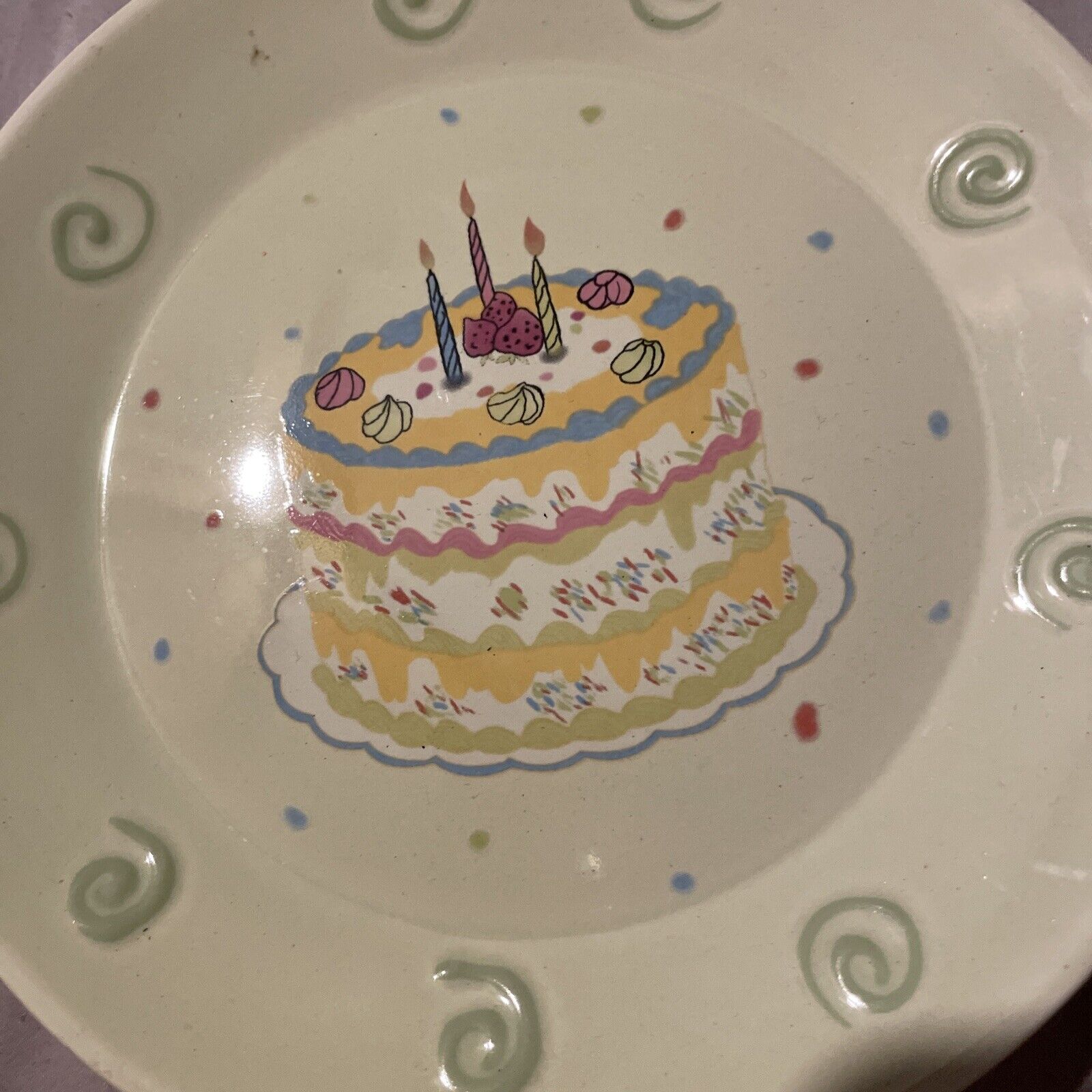 Avon President's Club Birthday Gift Collection Set Of 4 Cake Plates 2003