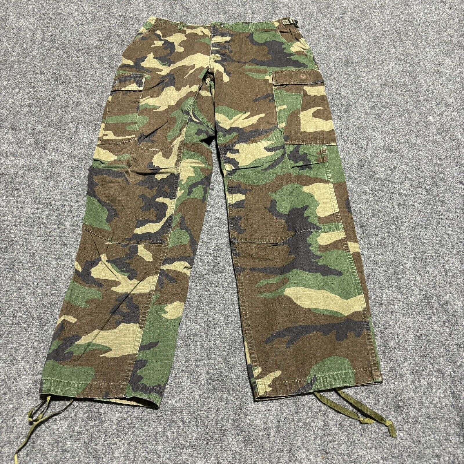 US Army Woodland Combat Pants Men's Medium Regular 32x31 Hot Weather Ripstop*