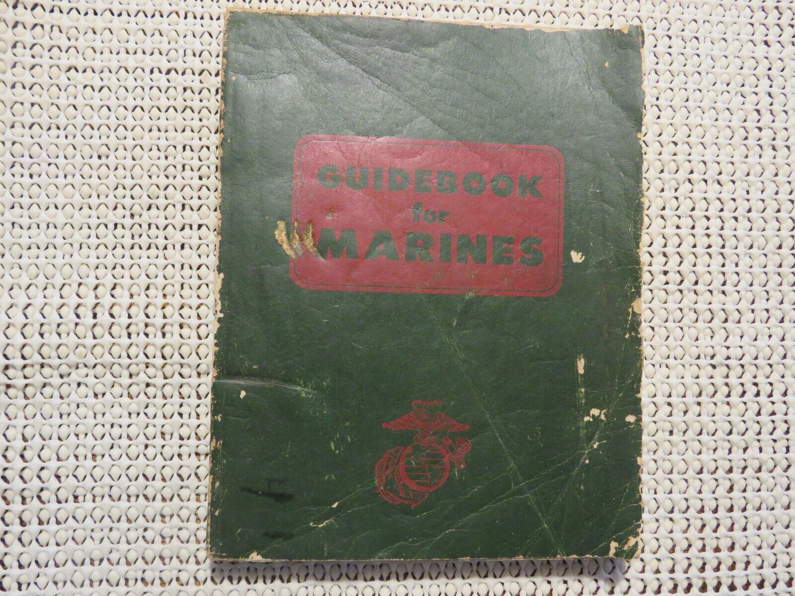 Vintage 1962 Guidebook For Marines Handbook Eighth Edition 1st Printing