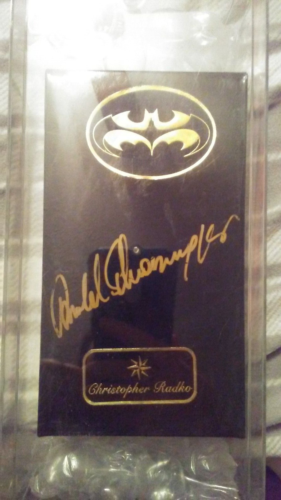 Arnold Schwarzenegger autograph signed limited edition mr. freeze ornament PSA