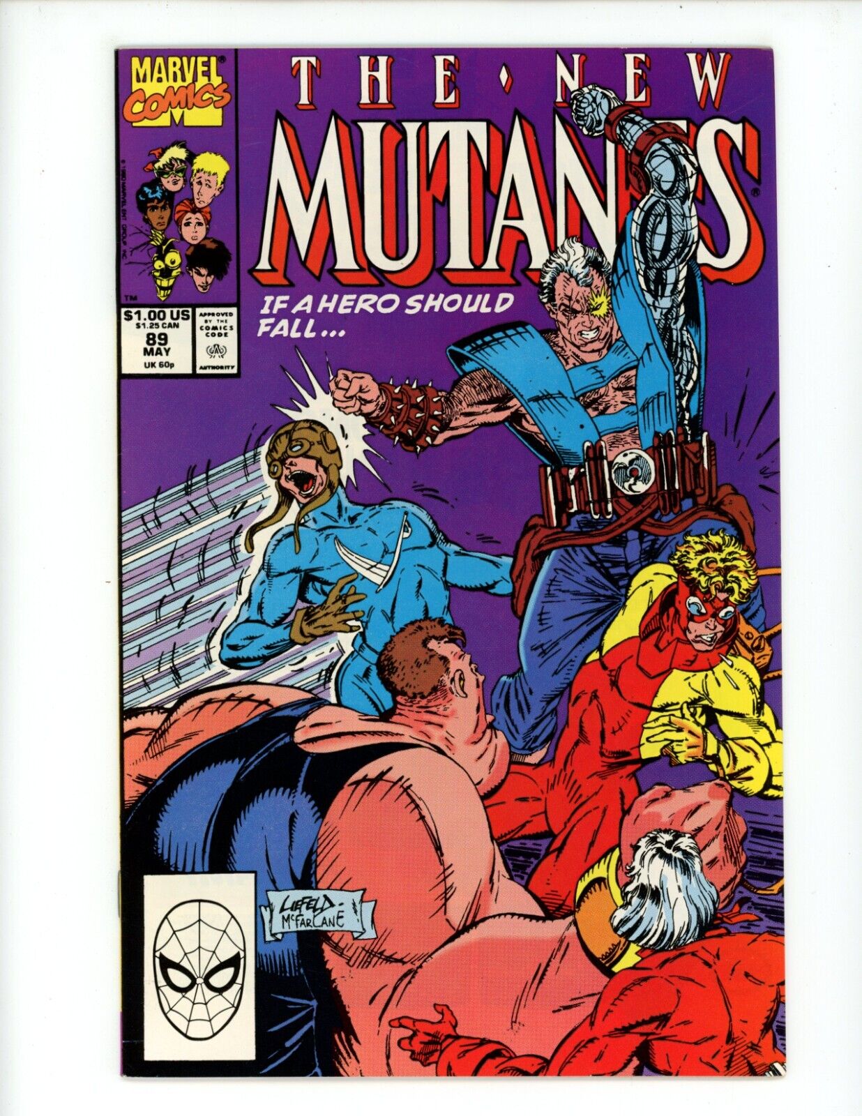 New Mutants #89 Comic Book 1990 VF/NM Marvel 3rd App Cable Comics