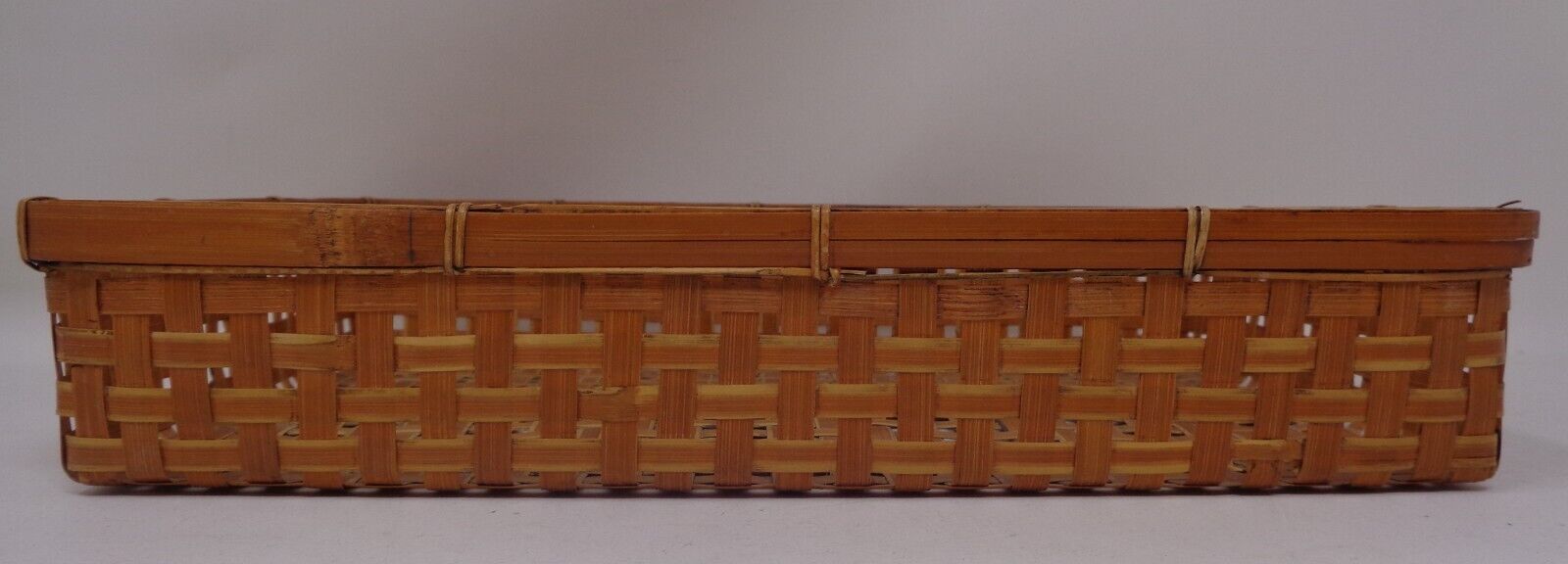 Handcrafted Tan Colored Rectangle 8x10 Basket