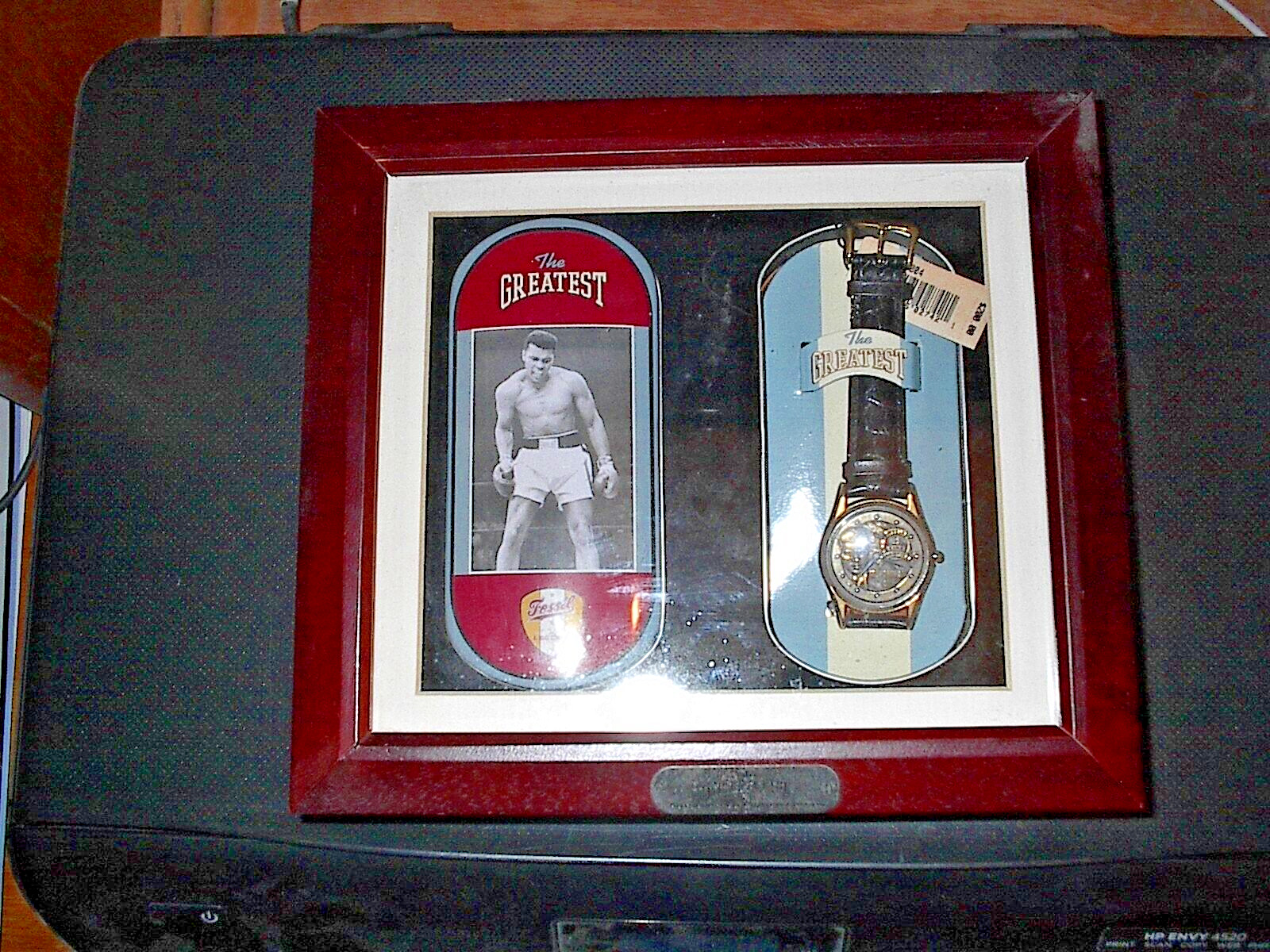 1993 FOSSIL MUHAMMAD ALI THE GREATEST WATCH NEW IN DISPLAY CASE (4323/7500)
