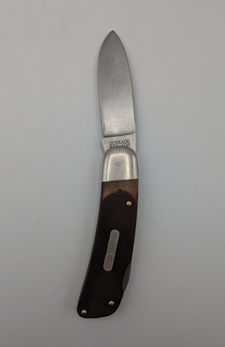 Vintage Schrade 510T Old Timer Folding Pocket Knife Lockback