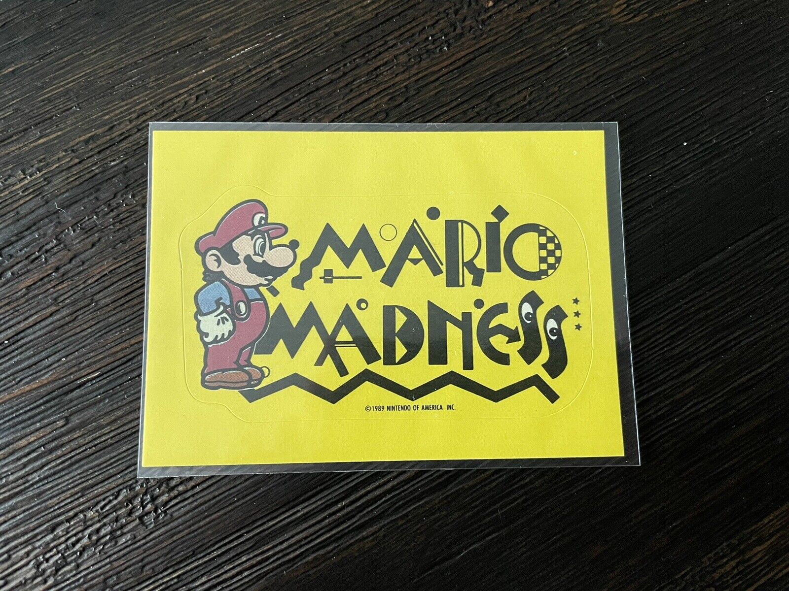 1989 Nintendo Game Tip Sticker Mario Madness #21