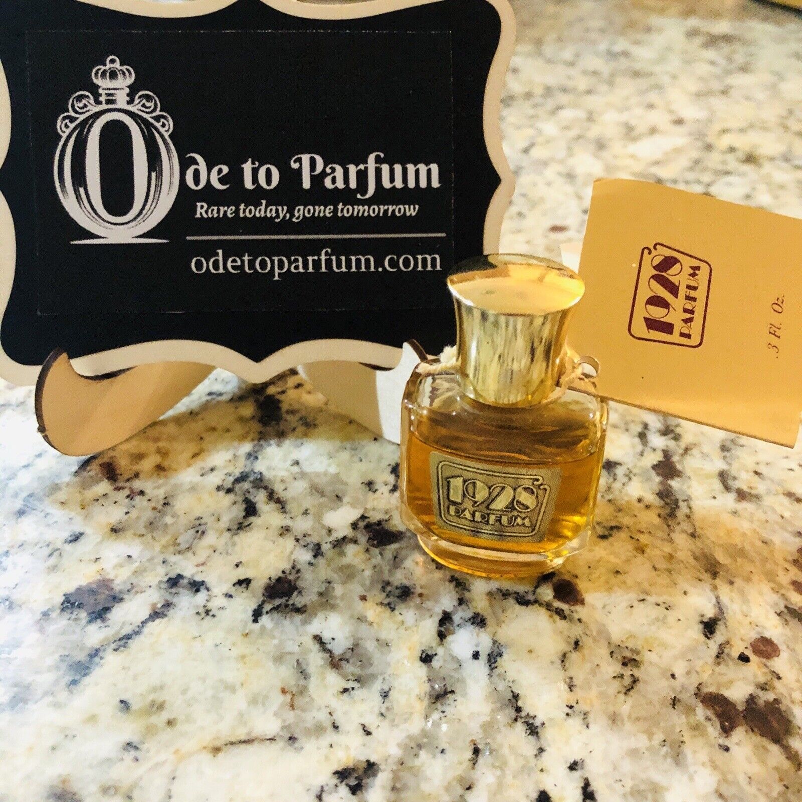 *RARE* 1928 Brand Pure Perfume w/Tag  Extrait de Parfum Splash Dab Bottle Women