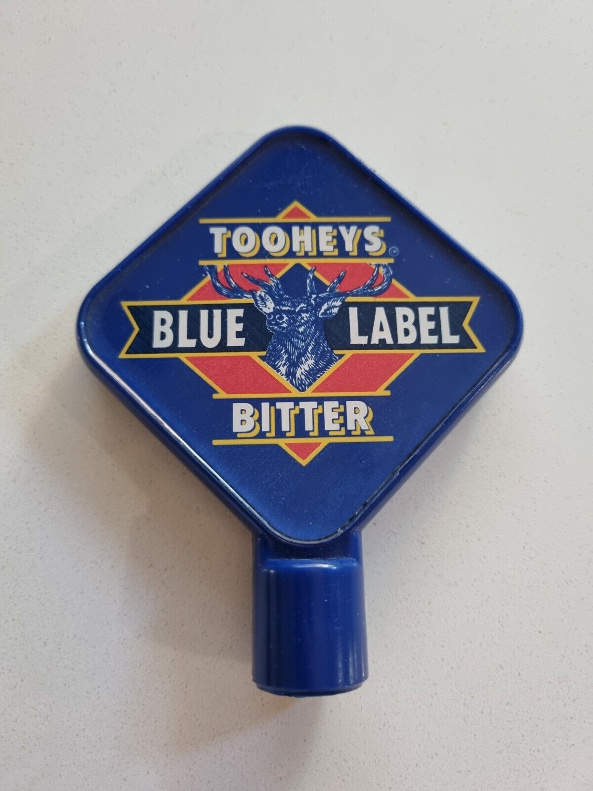 Tooheys Blue Label Light Bitter Ale Beer Tap Font Knob vintage retro
