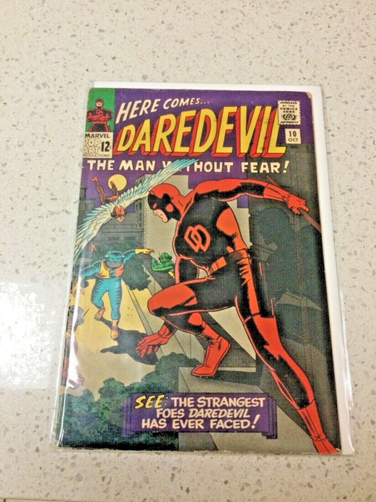 1960’s Daredevil # 10 - Cover Wear- marvel  comics  silver age See All Pics