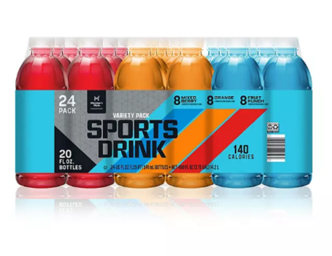 Member's Mark Sports Drink Variety Pack 20 fl. oz., 24 pk.