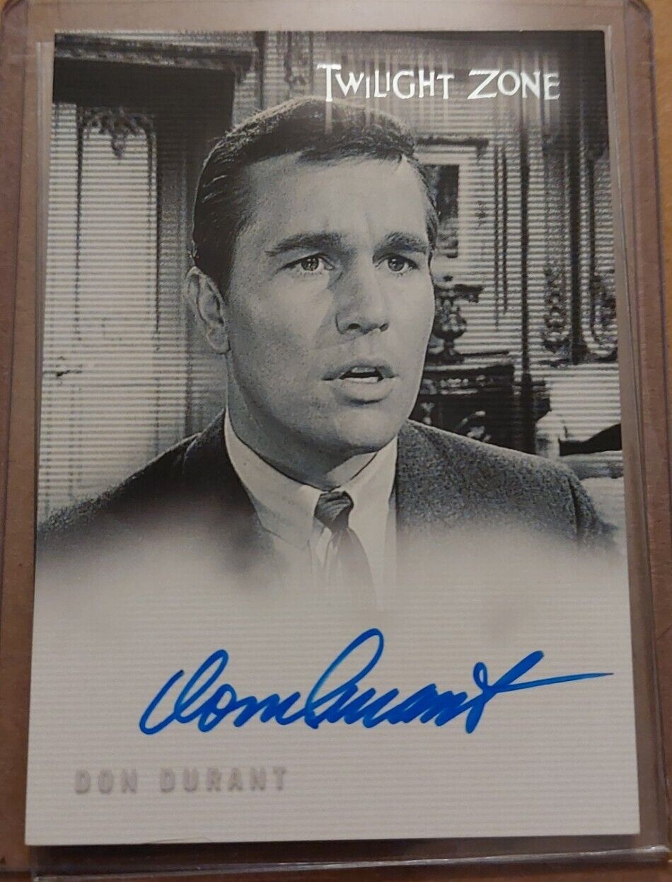 Twilight Zone Series 4 Science and Superstition Don Durant A70 autograph card