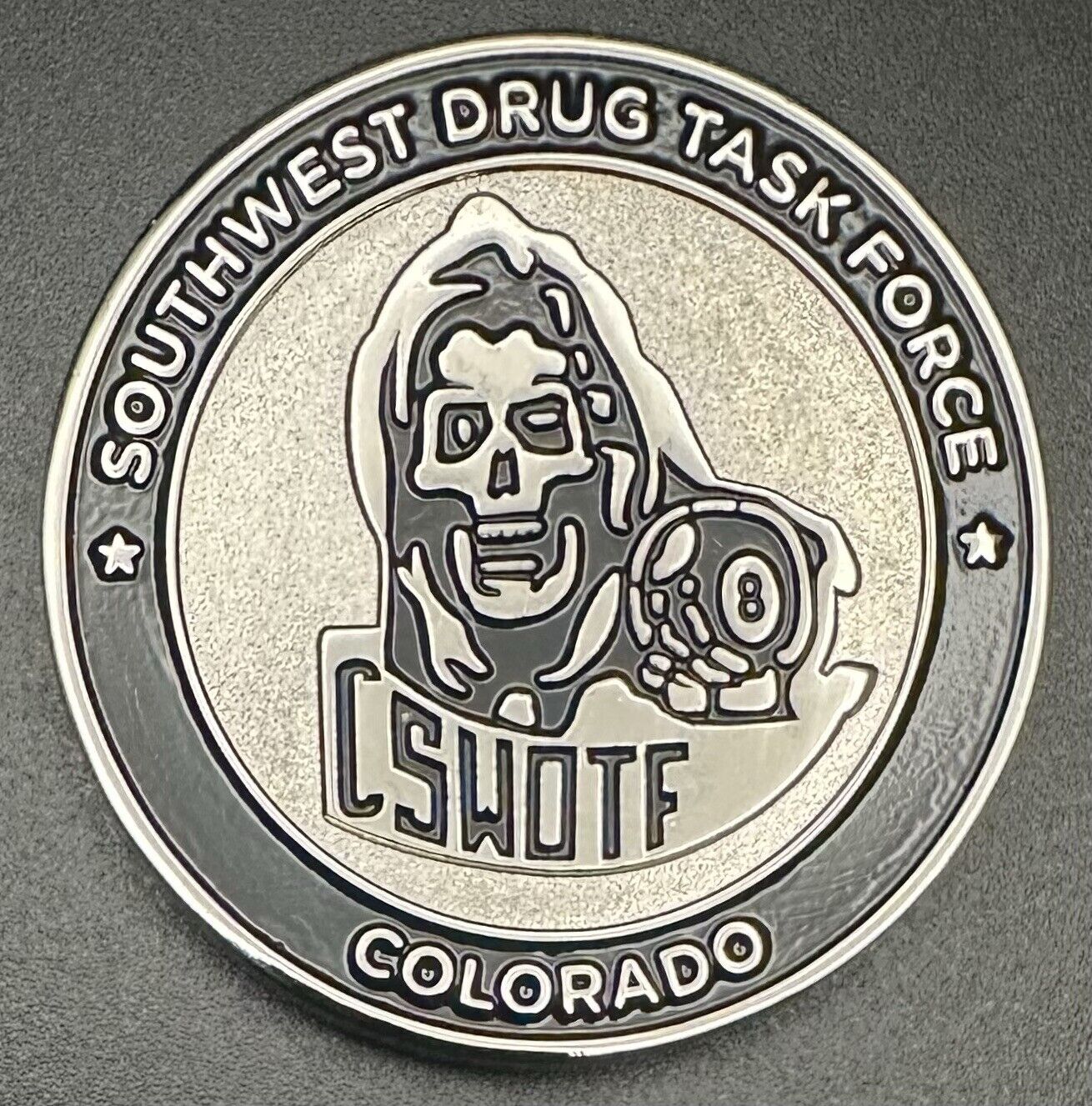 Colorado Southwest Drug Task Force ‘Operation Cannoli Joe’ Police Reaper Coin