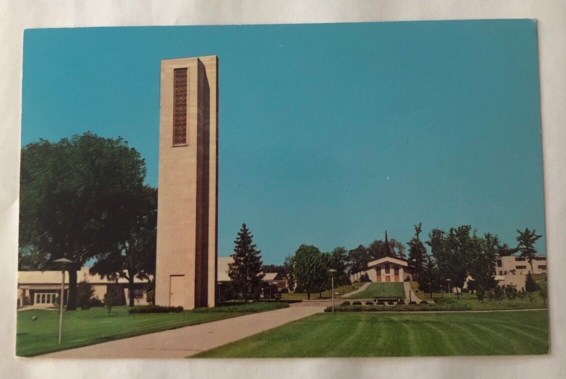 Adrian College, Adrian, Michigan. The Herrick Tower. Postcard (D2)