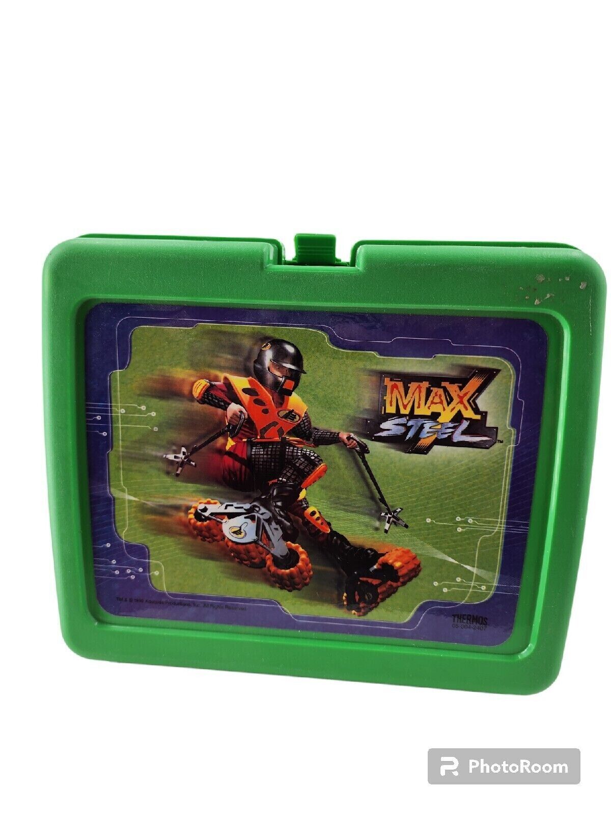Max Steel Vintage Plastic Lunch box NO Thermos 1999