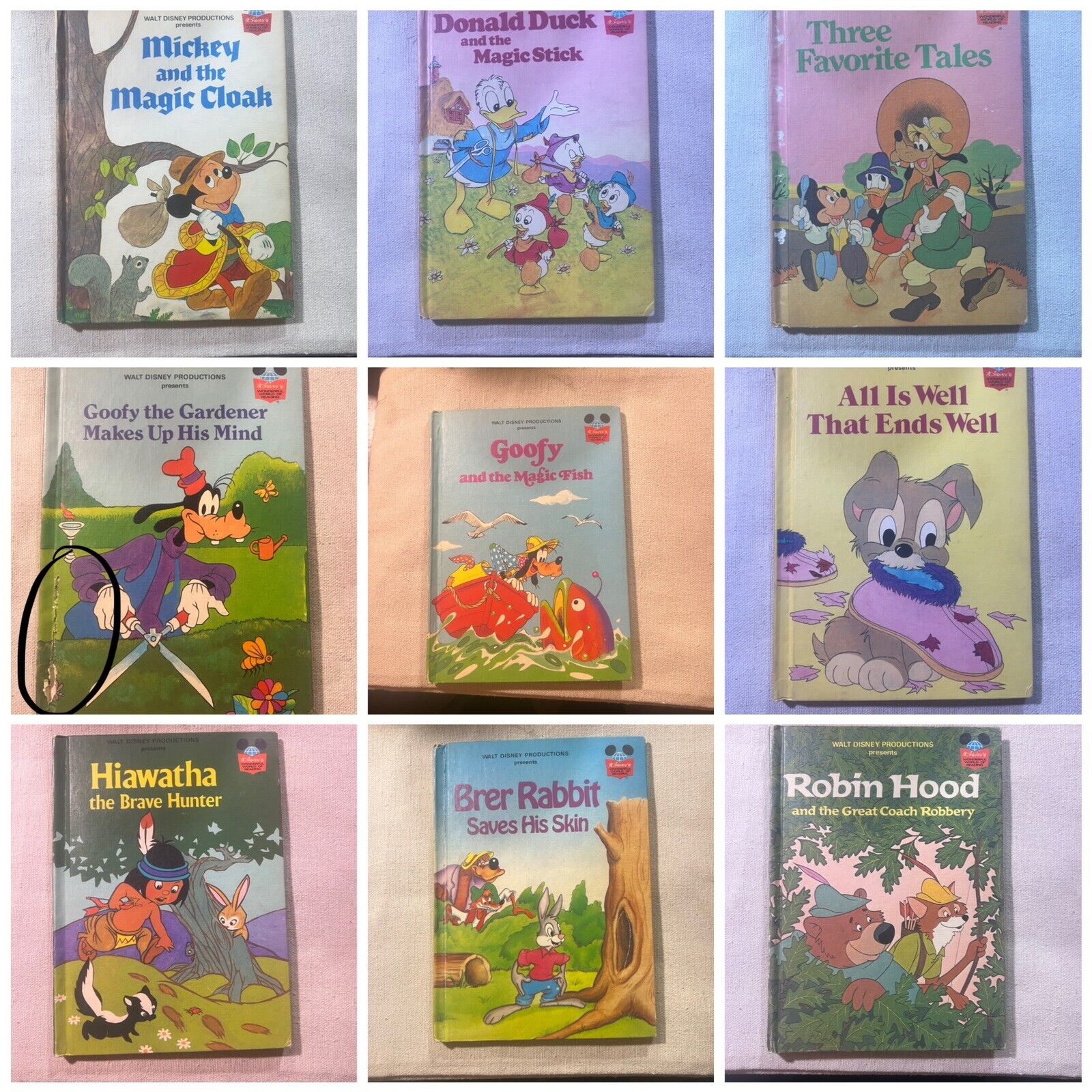 1970\'s Walt Disney\'s Wonderful World Of Reading Children\'s Books, Bundle of 29