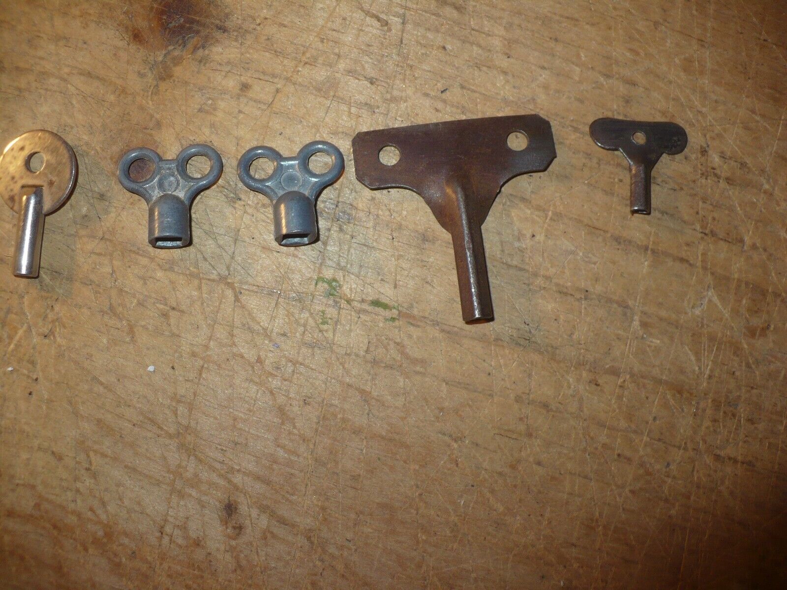 Five Vintage Wind-Up Keys