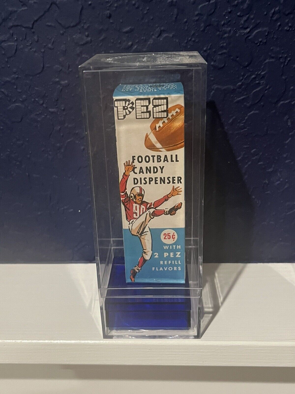 Football Player PEZ Candy Dispenser Sealed In Original Box Never Opened