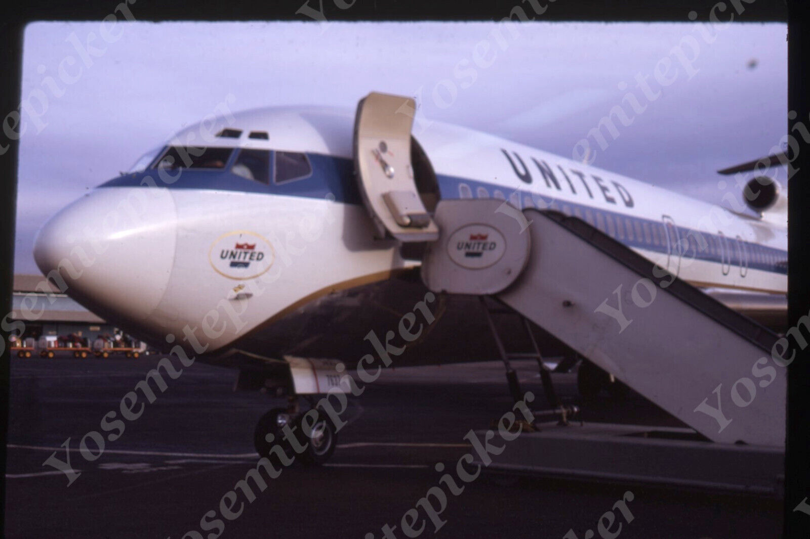 sl82 Original slide  1969 United Airlines  Airplane boarding 011a