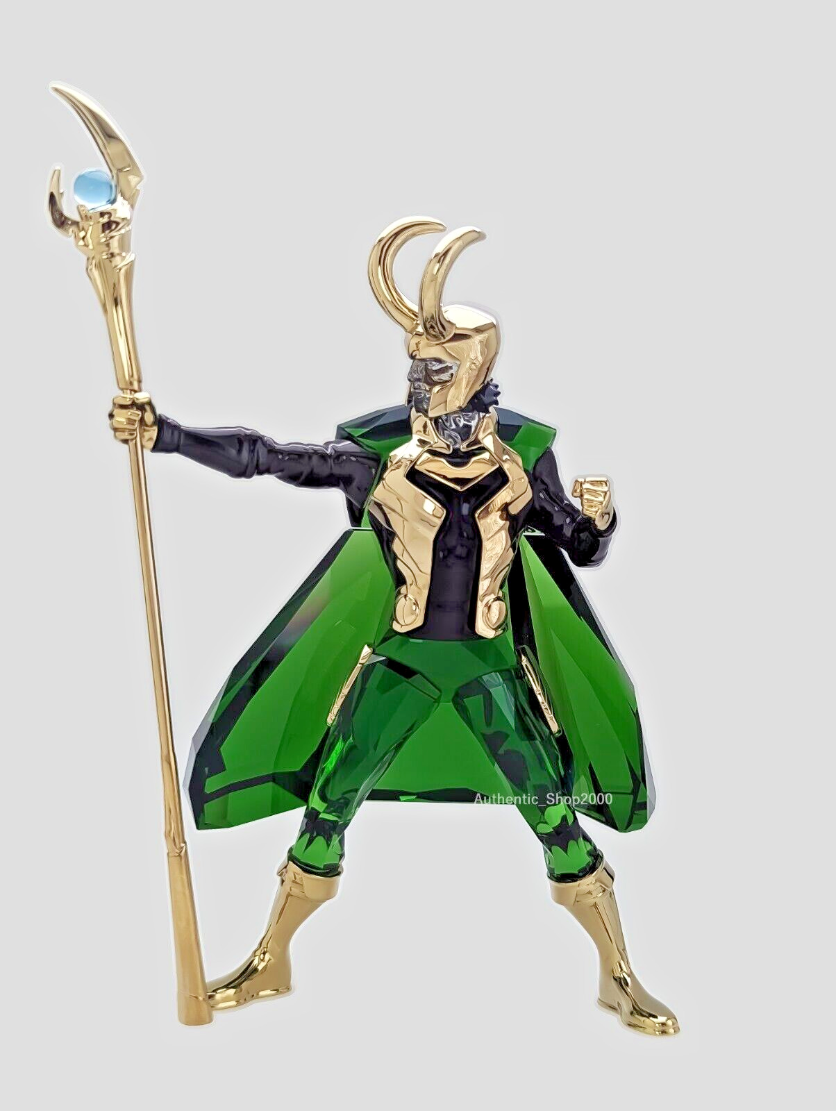 New 100% SWAROVSKI Marvel Loki God of Mischief Crystal Figurine Display  5674467