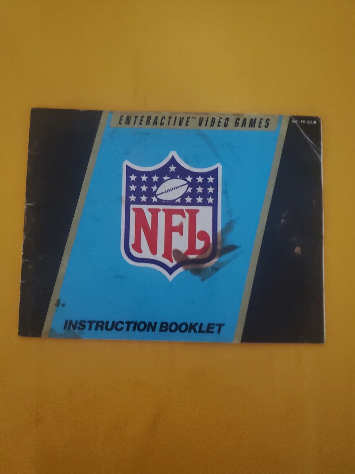 NFL Instruction Booklet ONLY (Nintendo, NES) Manual