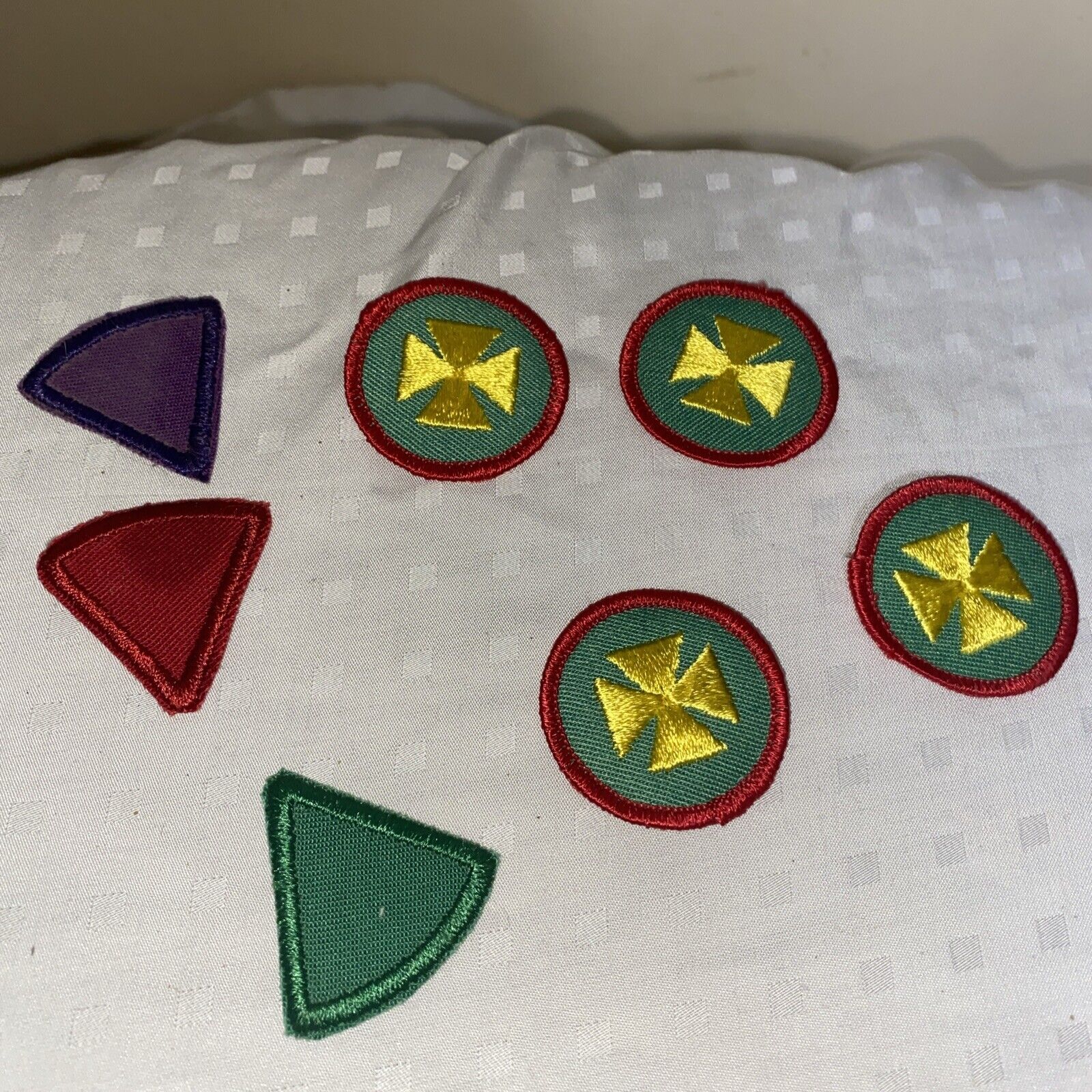Lot of 7 Girl Scout Patches