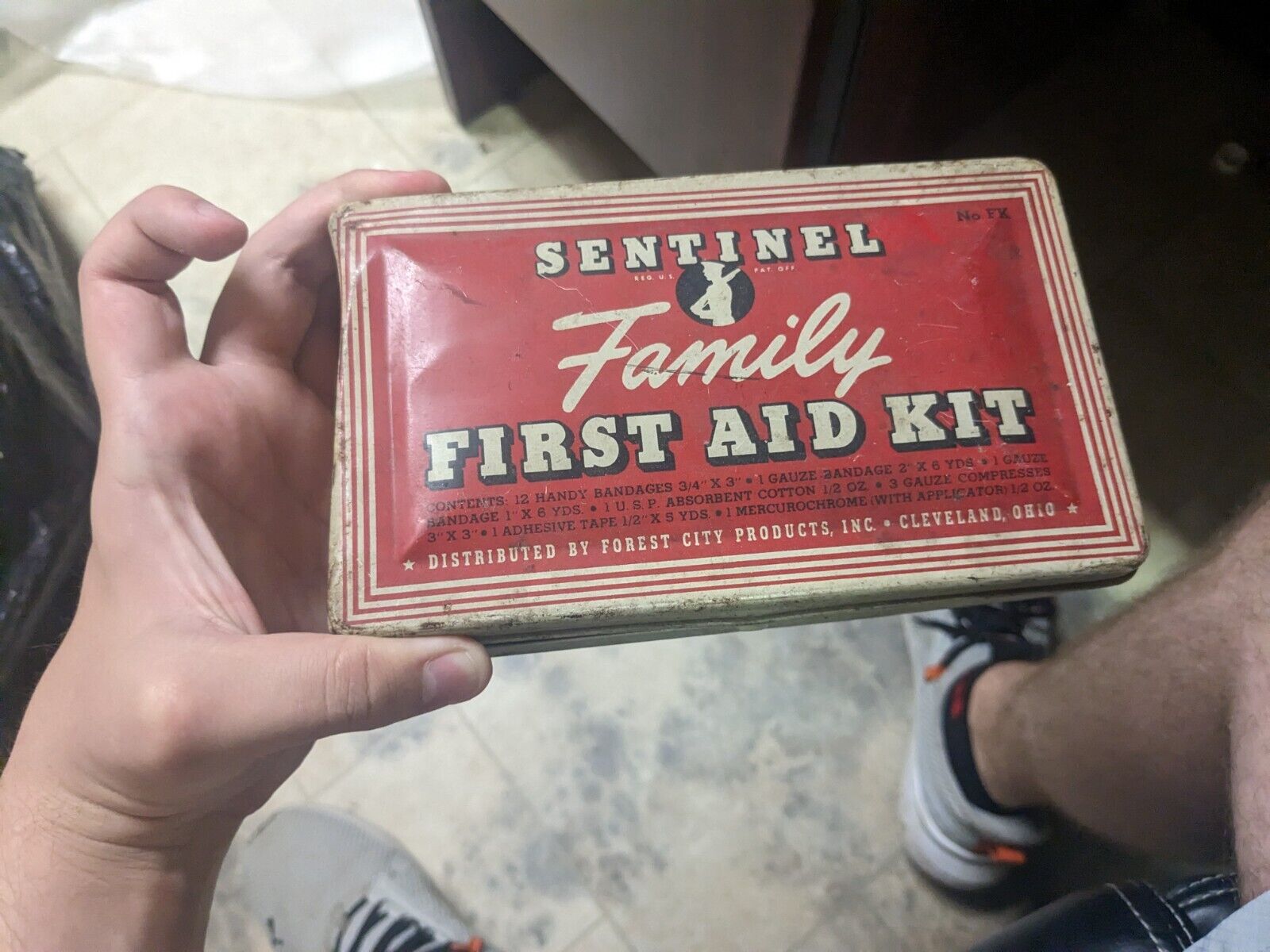 antique first aid kit