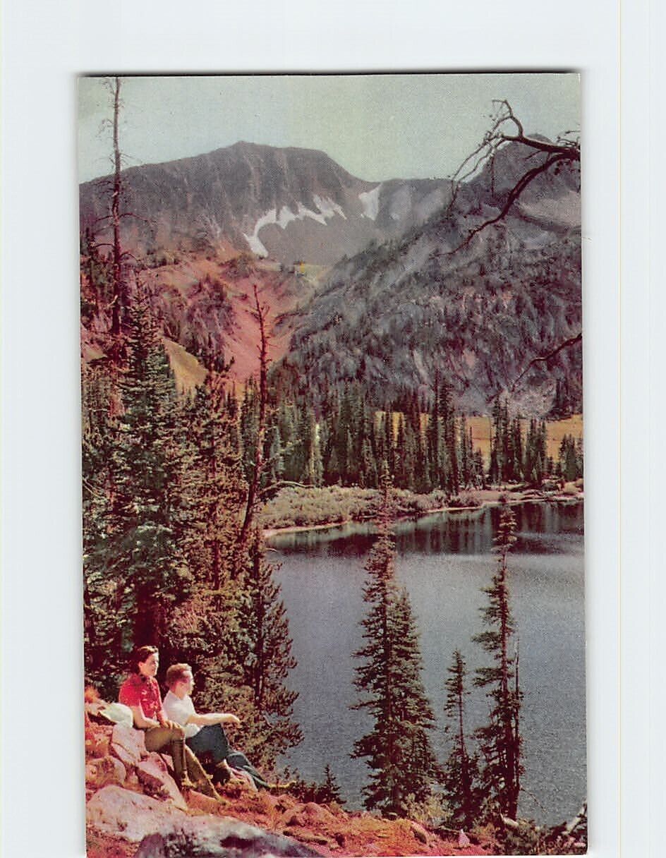 Postcard Wallowa Mountains in Northeastern Oregon USA