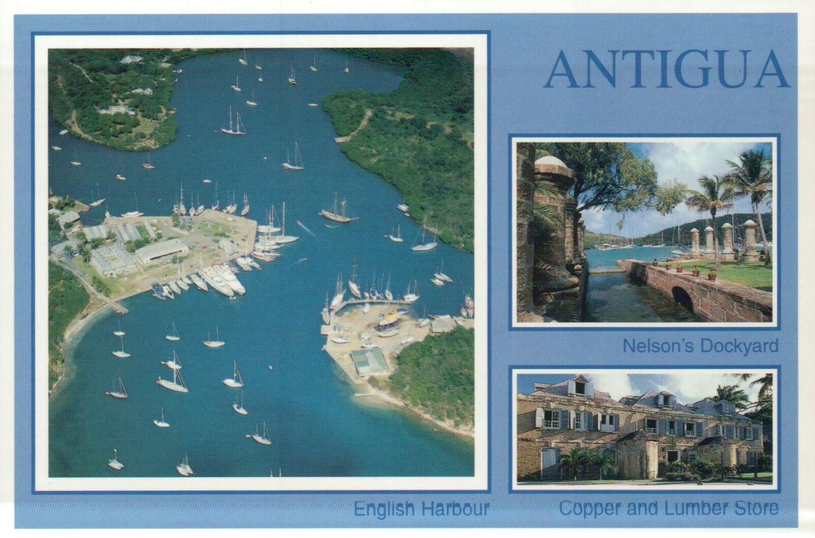 English Harbour, Nelson\'s Dockyard, Copper Lumber, Antigua, Caribbean - Postcard