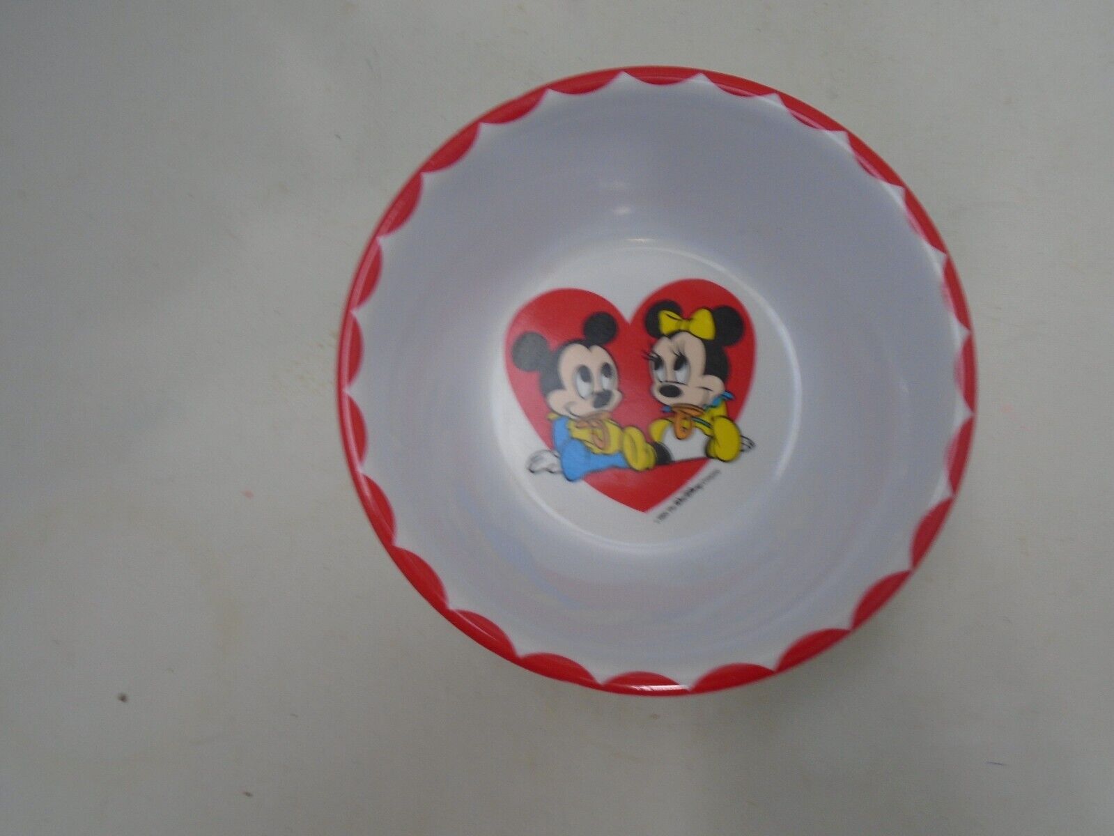 VTG. Disney Baby Mickey Mouse Minnie Mouse Child\'s Bowl, Selandia Designs, 1984