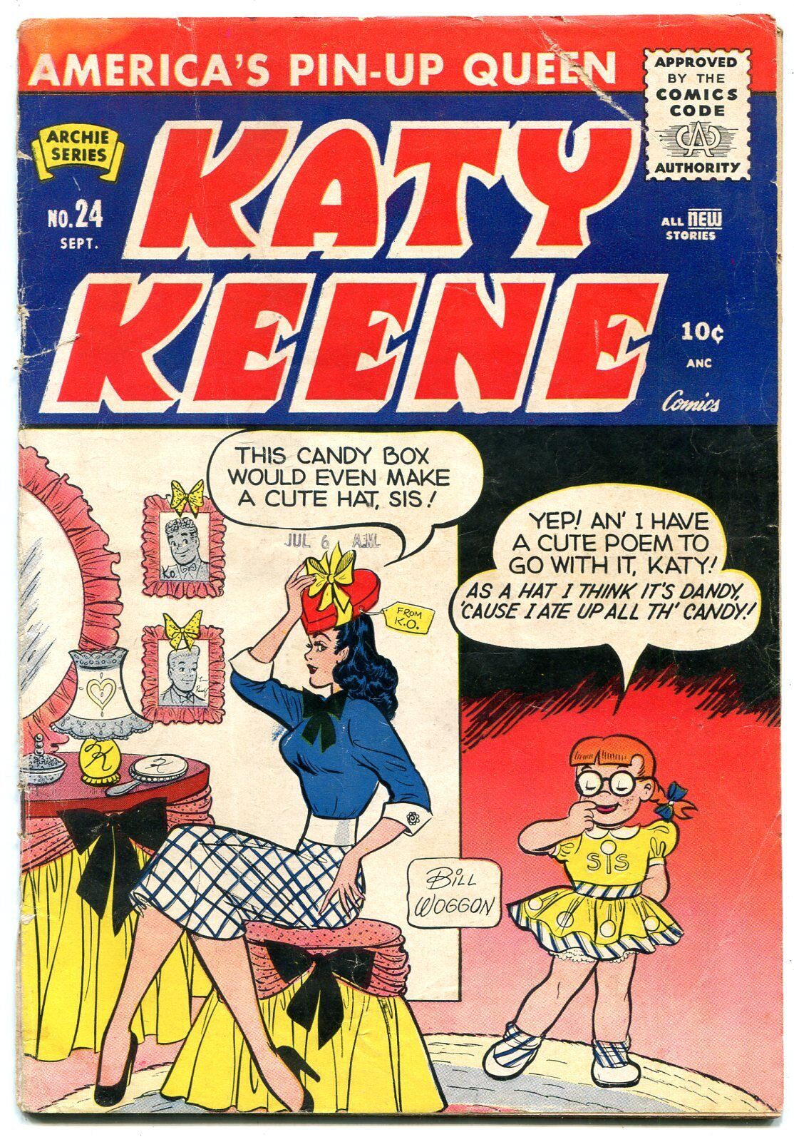 Katy Keene--#24--COMIC BOOK--Archie--VG