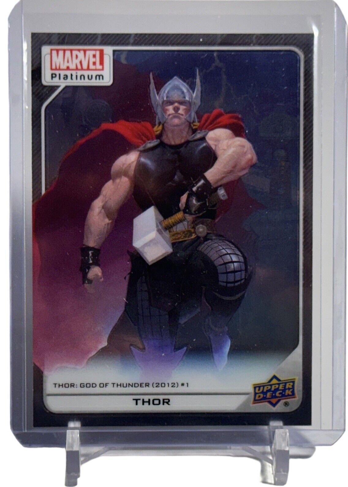 2023 Upper Deck Marvel Platinum Thor High Series Card #134 W/Top Loader