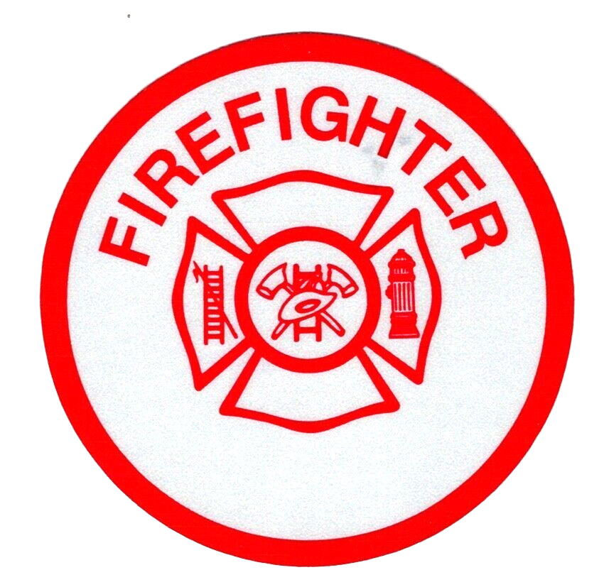 FIREFIGHTER Highly Reflective FIRE DEPARTMENT 2 1/2\