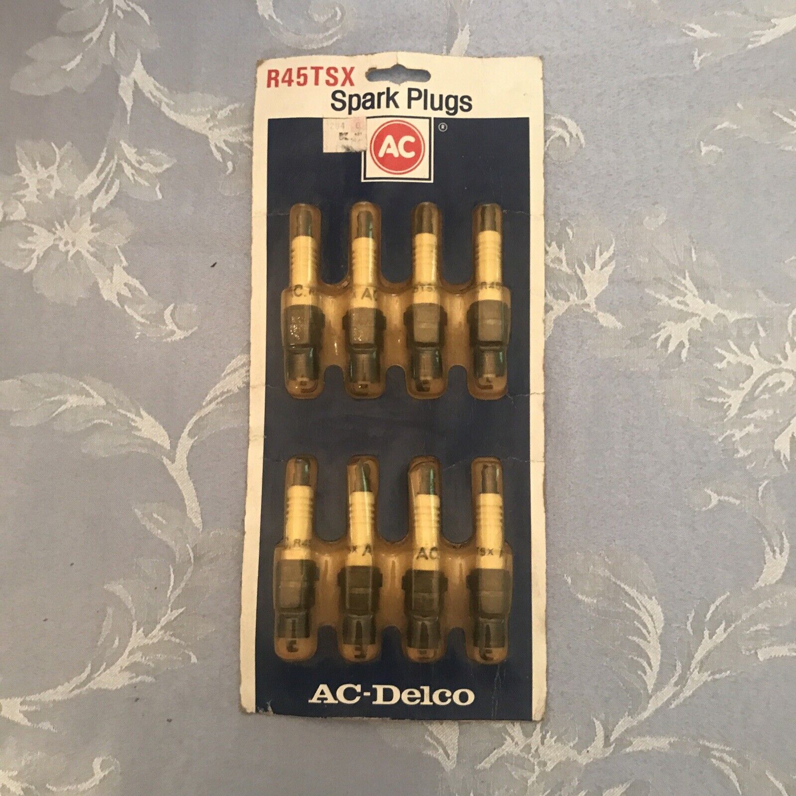 Vintage 8 Pk AC Delco Spark Plugs New(old) R45TSX