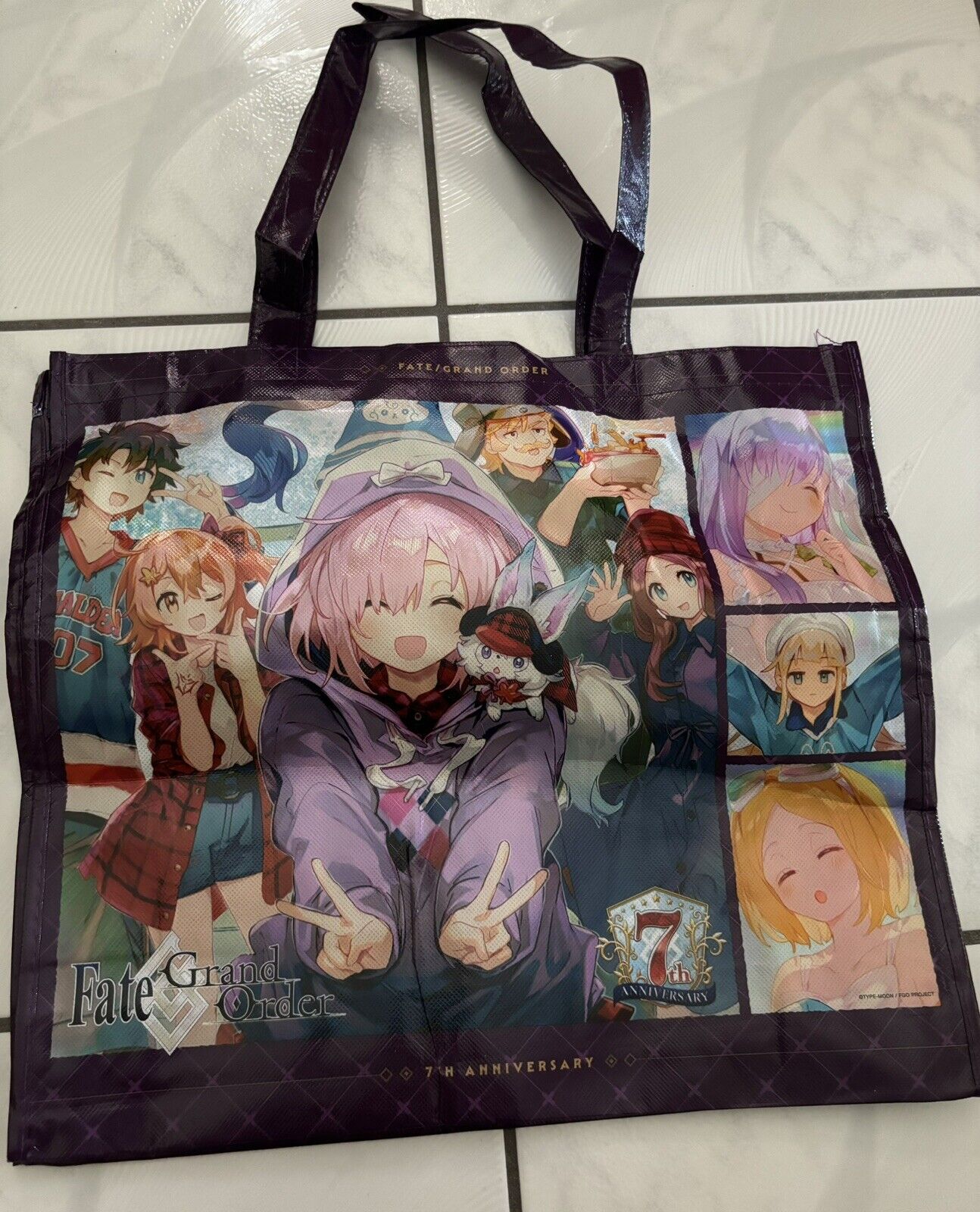 Anime Expo AX 24 2024 F/GO FGO Fate Grand Order Cosmos 2-Sided Tote Bag RARE