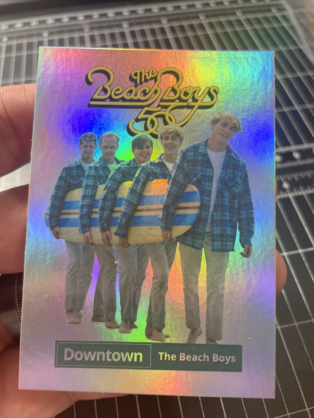 The Beach Boys Custom Holographic REFRACTOR Card