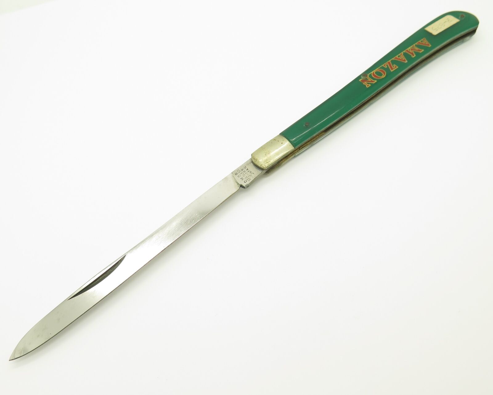 Vintage OMOR #625 Amazon Yasuo Imai Prototype Seki Japan Green Folding Knife