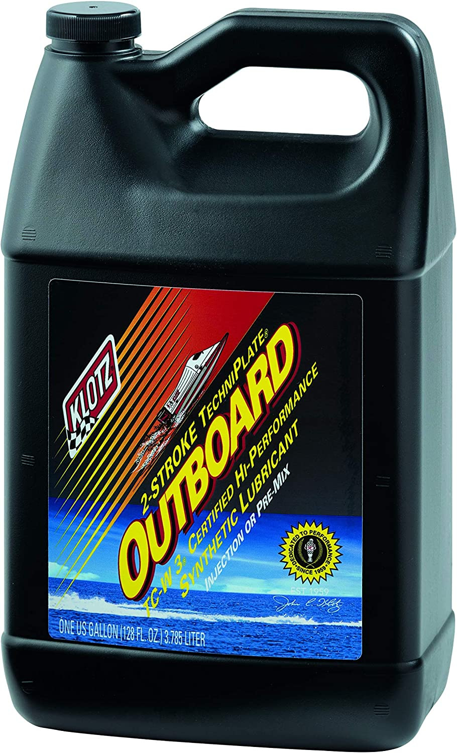 Outboard Techniplate Synthetic Premix/Injector Oil for 2-Stroke TC-W3 Marine Eng