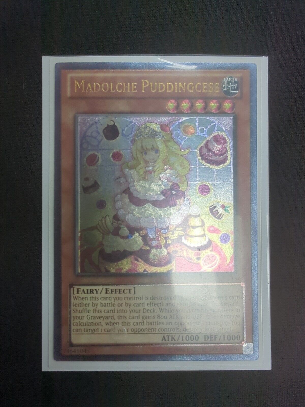 YuGiOh 1x MADOLCHE PUDDINGCESS - UNLIMITED EDITION - ULTIMATE RARE - REDU-EN026