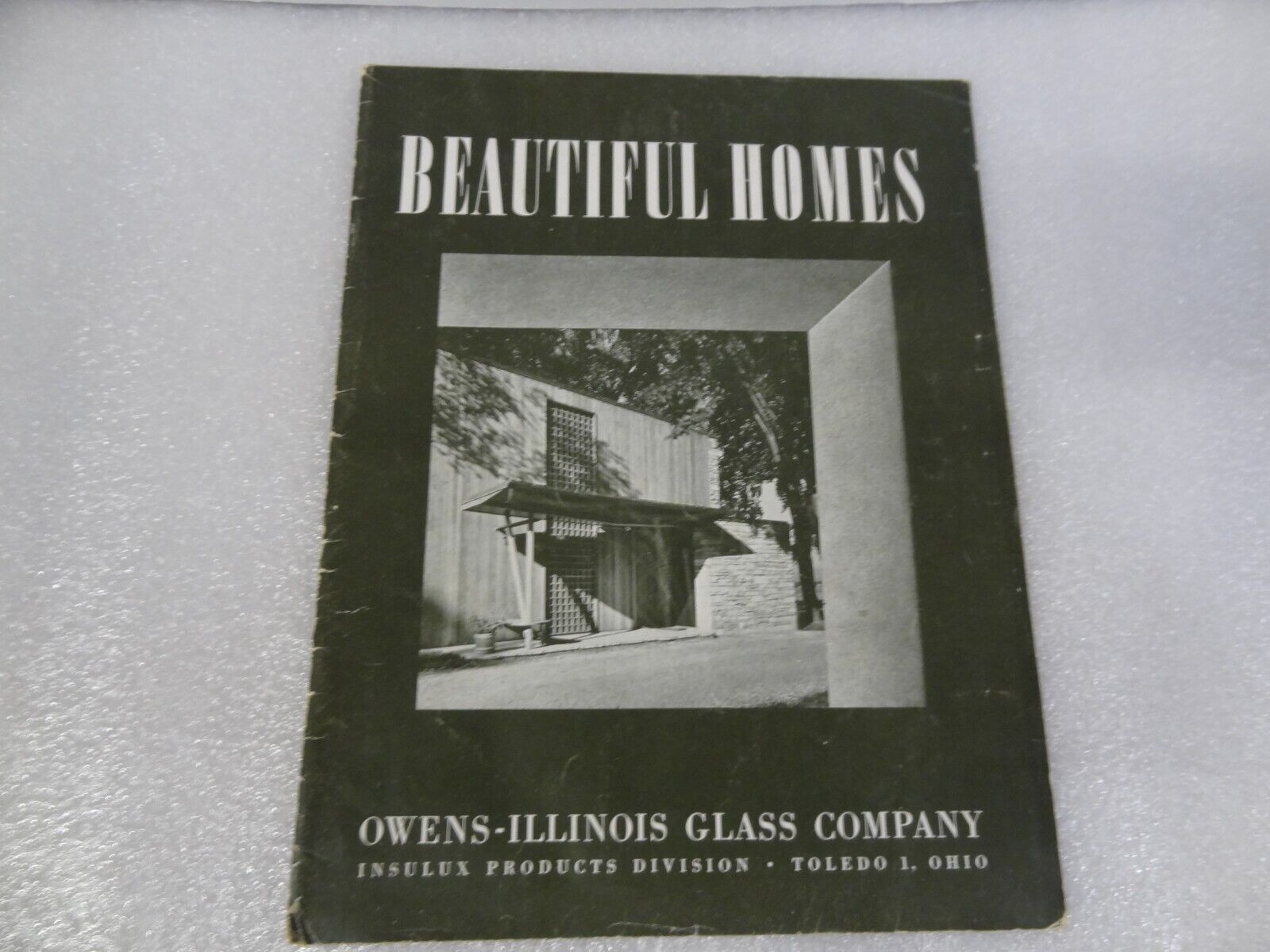 Vintage 1945 Original Magazine Owens-Illinois Company Toledo Insulux Glass Block