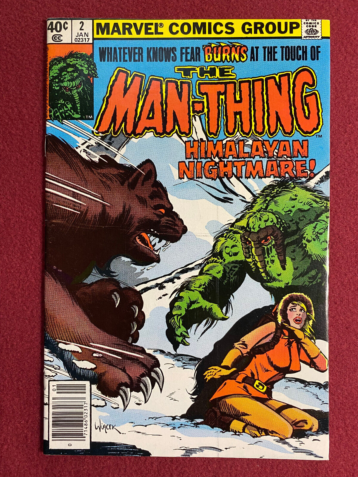 The Man-Thing #2 -  1979 - Marvel Comics - Himalayan Nightmare GREAT COPY