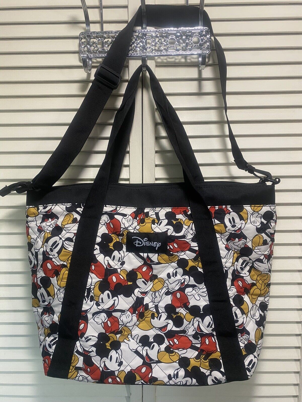 Disney Mickey Mouse Tote Bag by Bioworld Quilt Design-NWOT