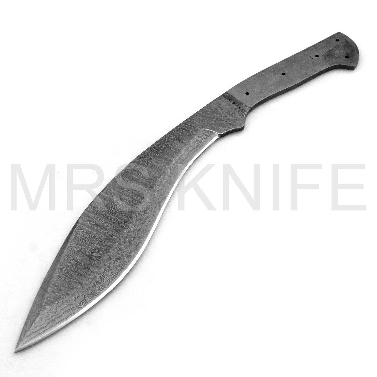 MRS Custom Hand Forged Damascus Steel  Hunting kukri  Blank Blade Knife 700