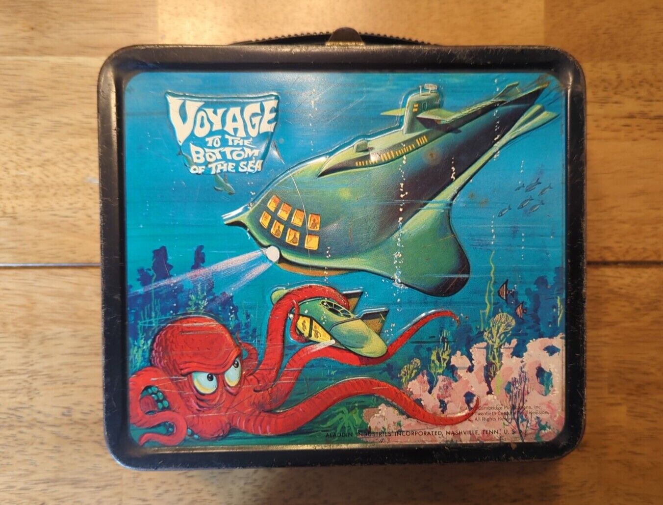 Vintage Voyage To The Bottom Of The Sea Metal Lunchbox 1967 No Thermos