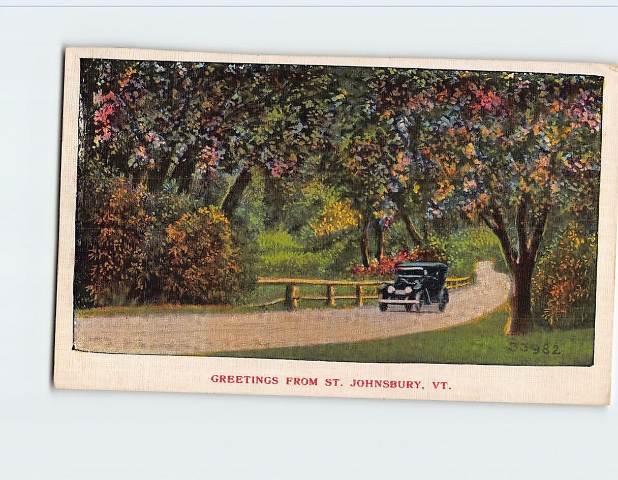 Postcard Greetings from St. Johnsbury Vermont USA