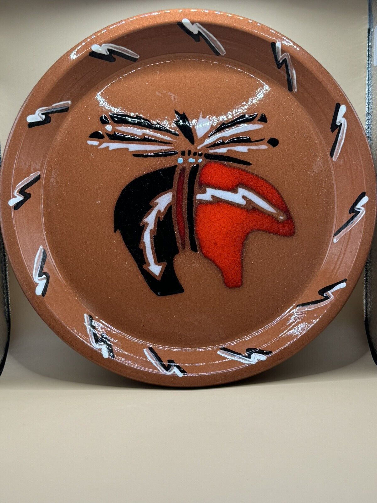 Native American 9” Serving Plate