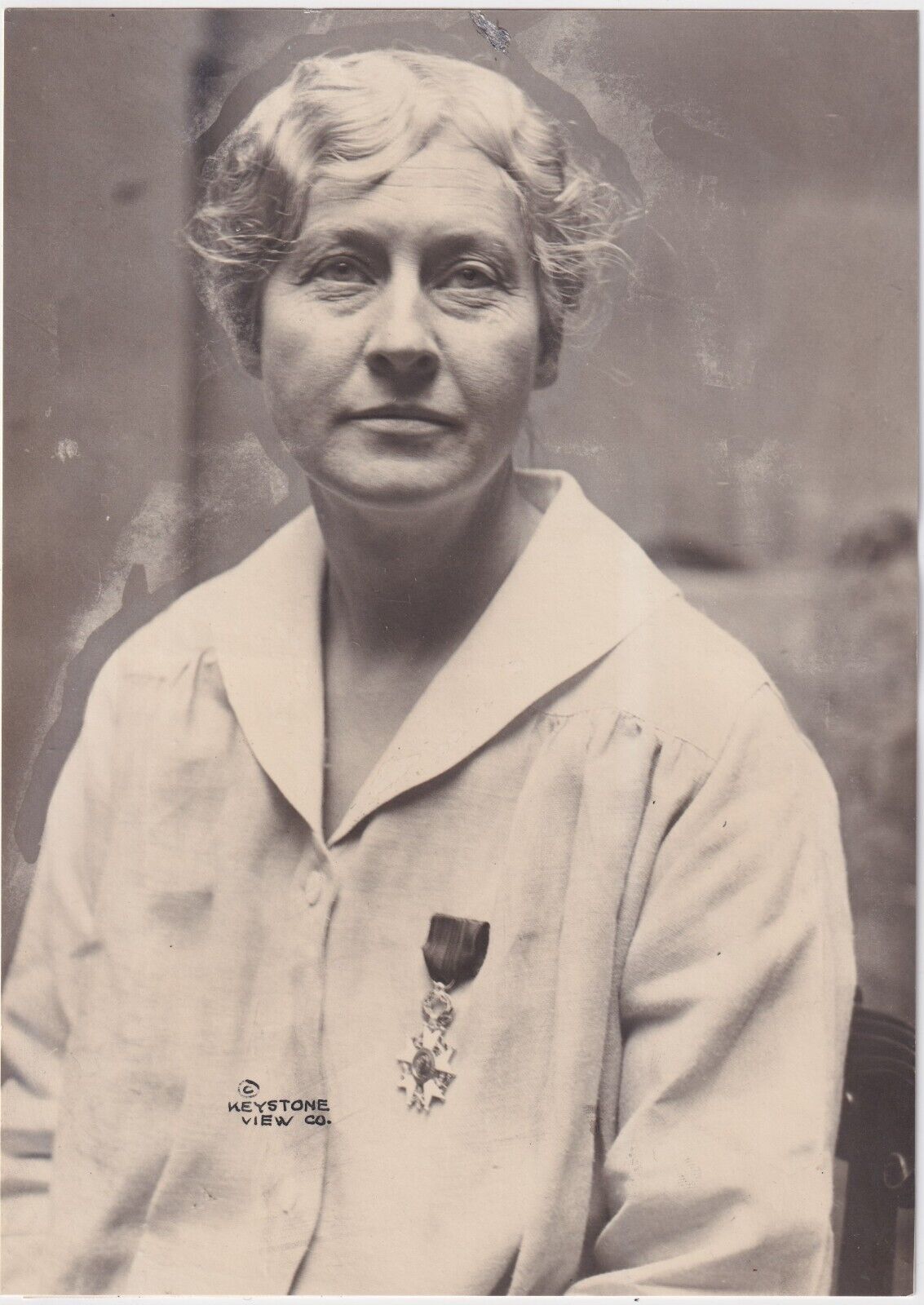 SCULPTOR ANNA VAUGHAN HYATT HUNTINGTON * Rare VINTAGE 1923 press photo ARTISTS