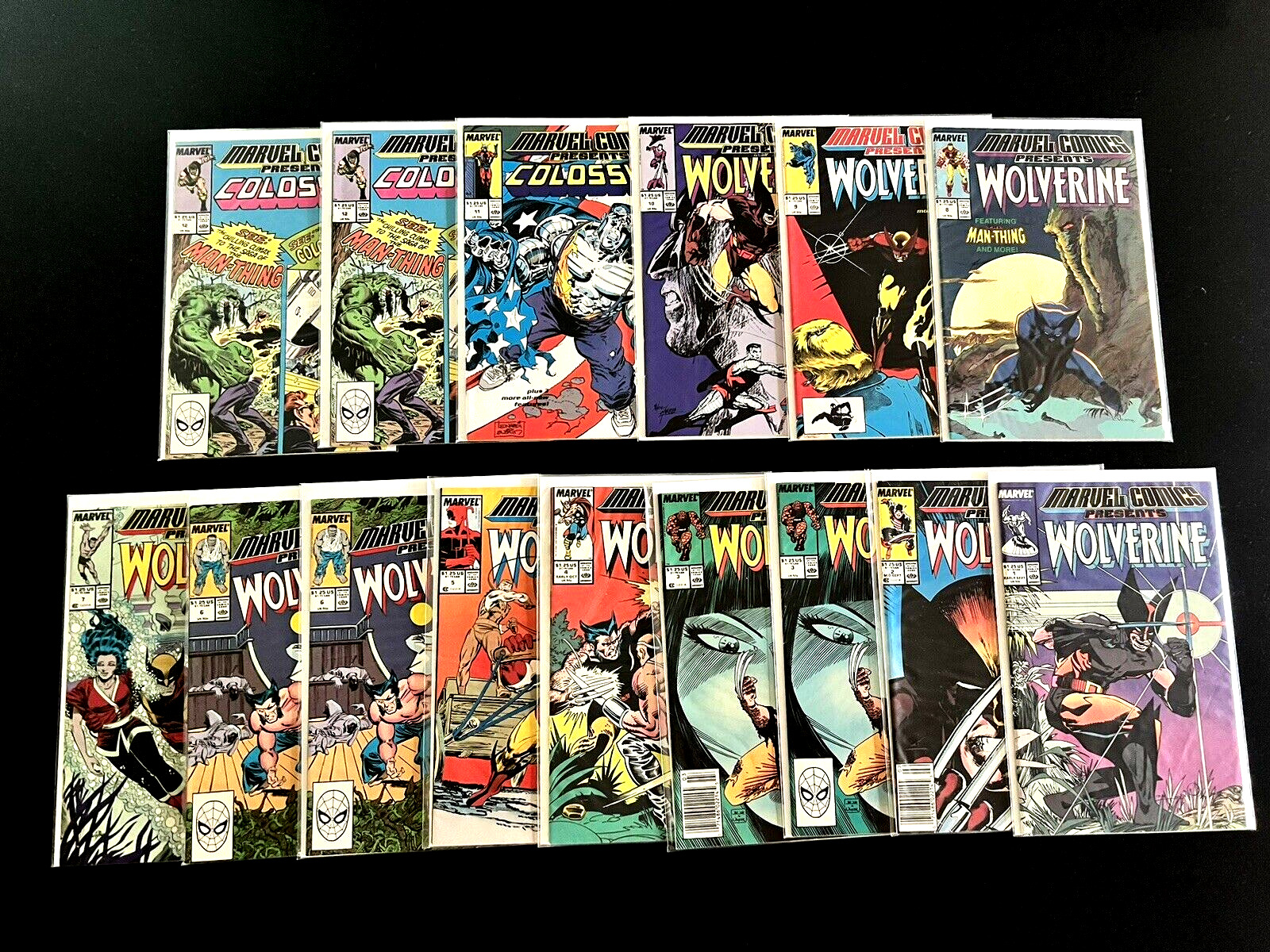 Marvel Comics Presents Wolverine Colossus Lot of 15 Comics #1-12 Complete Run
