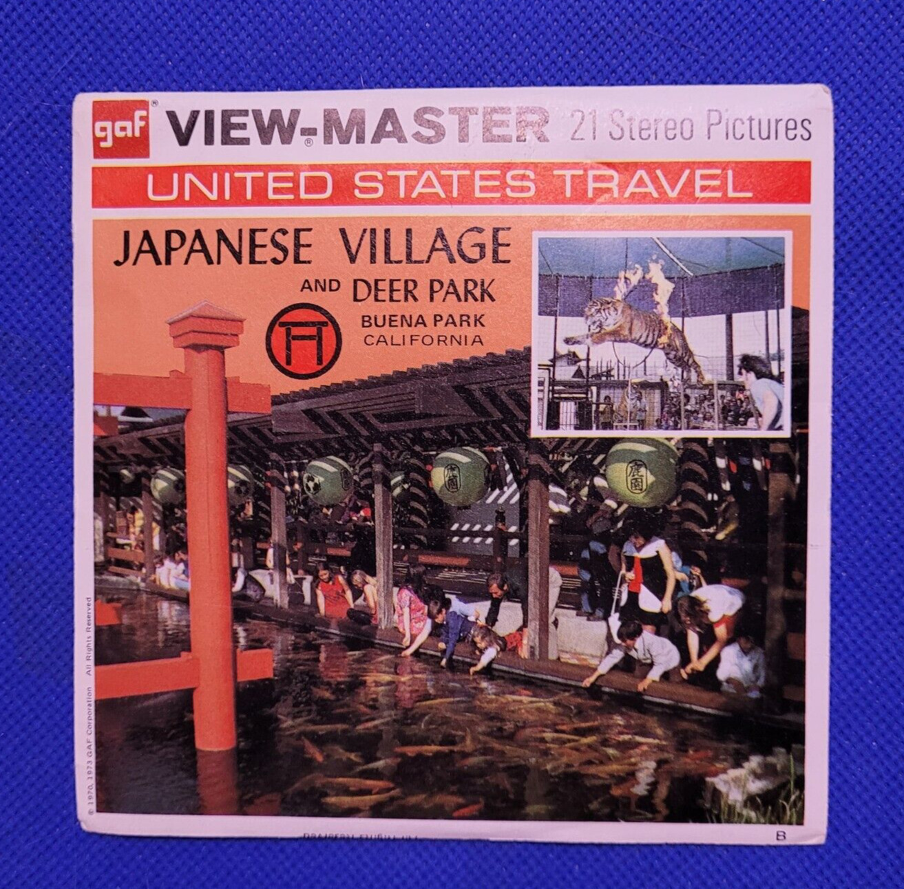 Vintage US Travel Gaf A232 Japanese Village & Deer Park view-master Reels Packet